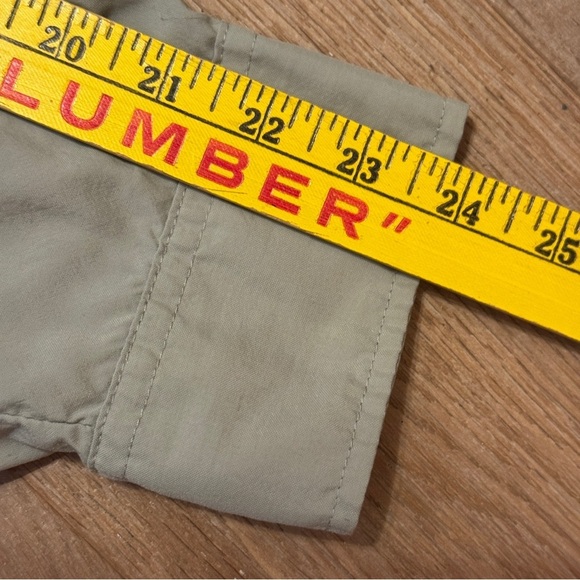 Orvis Vintage Men’s Green Nylon Outdoor Utility Fishing Shirt Long Sleeve Large - Picture 10 of 13